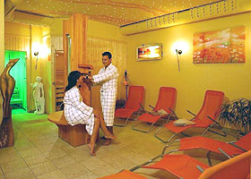 Sauna f�r die Appartements