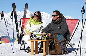 Skifahren Les Deux Alpes