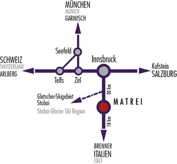 Anfahrtsbeschreibung Matrei