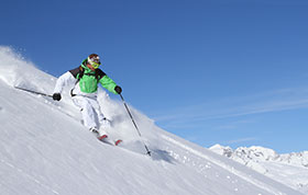 Skifahren Les Deux Alpes