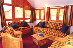 Les Chalets de Galibier: Wohraum eines Appartements