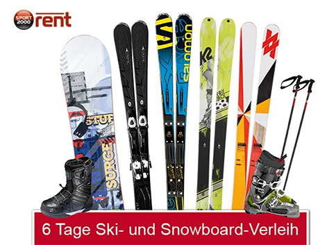Ski und Snowboard Verleih in Zell am See / Kaprun