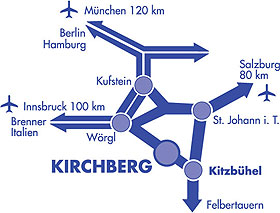 Anfahrtsbeschreibung Kirchberg