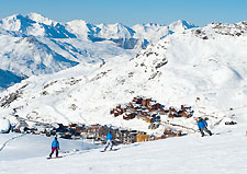 Blick auf Val Thorens