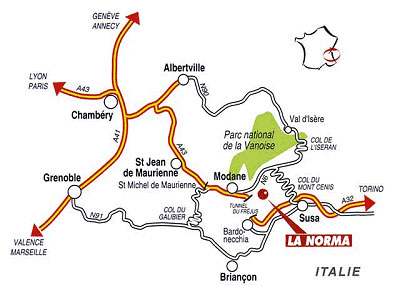 Anreise La Norma