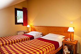 Schlafraum Les Chalets du Thabor
