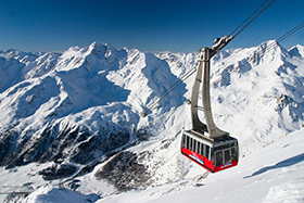 Kurzras im Schnalstal