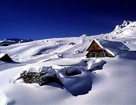 Frankreich Bus Les Sybelles