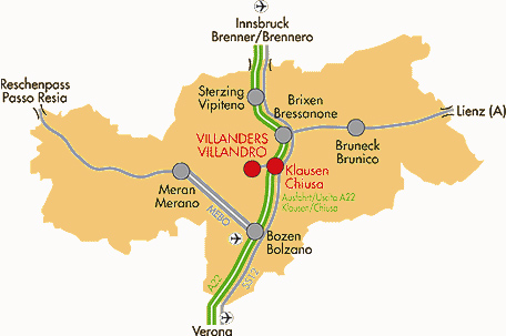 Wegbeschreibung Dolomiten