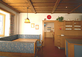 Jugendhotel Mitterlengau Speiseraum