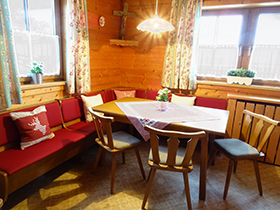 Altes Bauernhaus: Essbereich