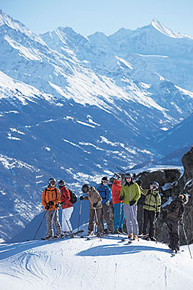 Skifahren in Crans Montana