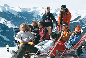 Skifahren in den Portes du Soleil