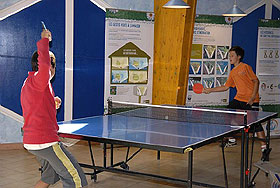 Sommerurlaub am Mittelmeer: Tischtennis