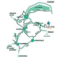 Anfahrt nach Flaine Anfahrt nach Flaine