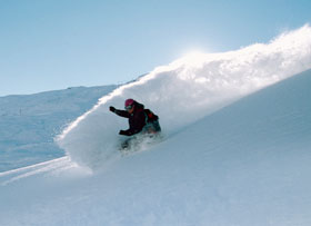 Skifahren in den Trois Valles