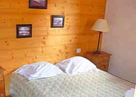 Schlafzimmer im Appartement Village Montana