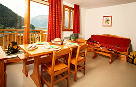Wohnraum Les Chalets du Thabor