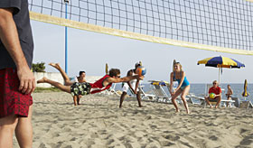 Beachvolleyball in Kampanien