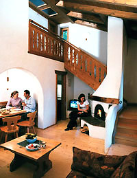 Appartement mit Kamin und Sauna