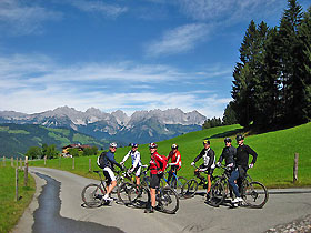 Mit dem Mountainbike durch die Kitzb�heler Alpen