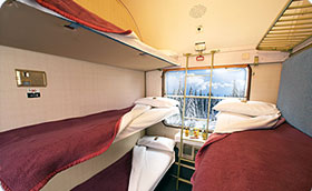 Liegewagen Schnee-Express