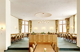 Speisesaal im Sportclub Derby