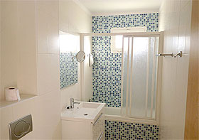 Badezimmer im Sportclub Vent-i-Mar