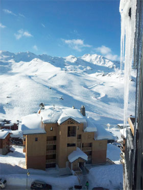 Val Thorens: Aussicht auf die Skipisten