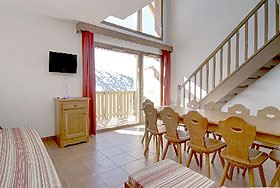 Valmeinier: Beispielappartement Residenz Le Vermont