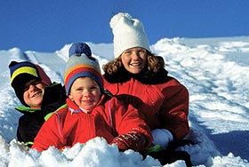 Kinderprogramm auf dem Gletscher
