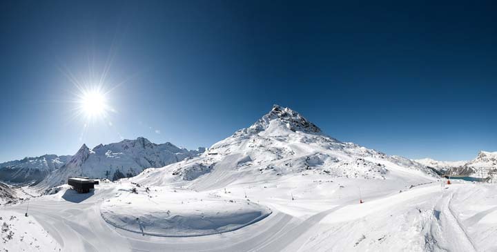 Skifahren in Galt�r/Silvretta