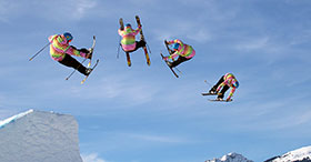 Snowboarden in Saalbach