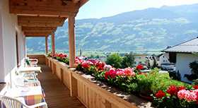 Pension Christina - Balkon
