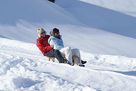 Rodeln im Zillertal